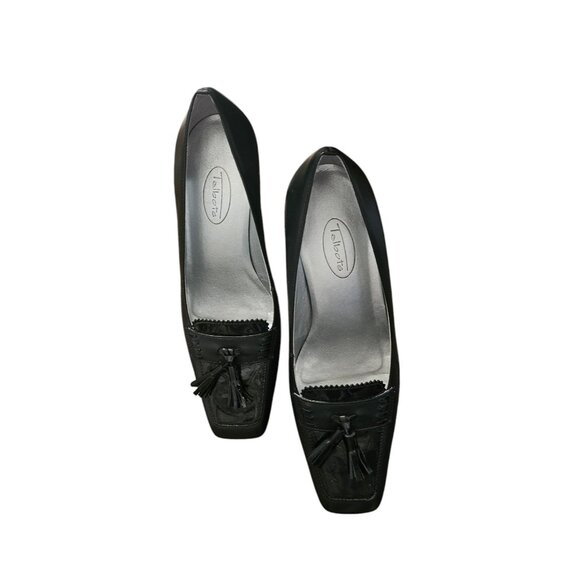 Talbots Womens 2.5" Pumps Black Genuine Leather Made In Brazil Size 7B - Picture 10 of 15